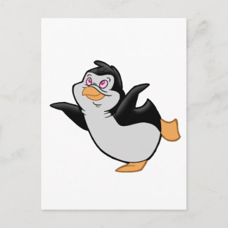 Carte Postale Ballet Penguin