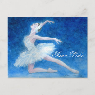 Carte postale Ballet Swan Lake