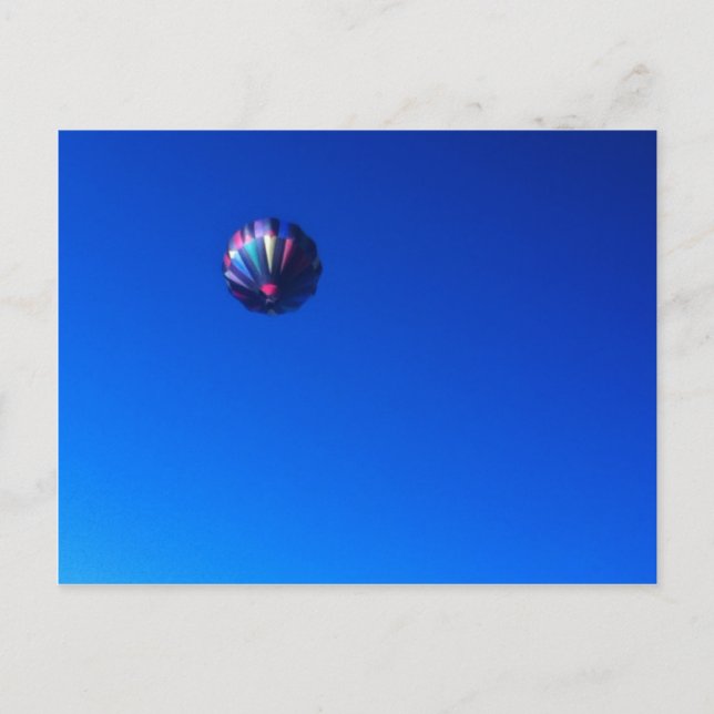 Carte Postale Ballon à air chaud (Devant)