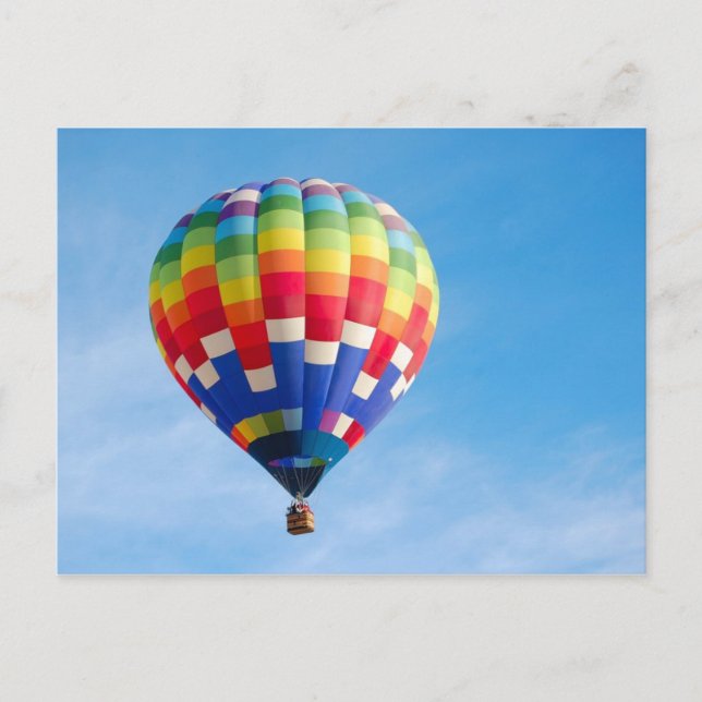 Carte Postale Ballon à air chaud (Devant)