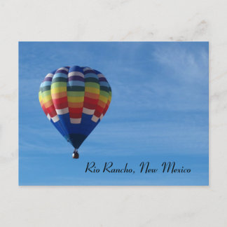 Carte Postale Ballon à air chaud, Rio Rancho, Nouveau-Mexique