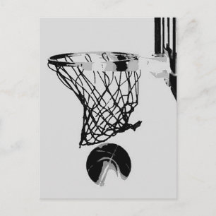 Carte Postale Ballon de basket