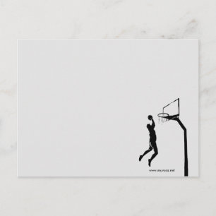 CARTE POSTALE BALLON DE BASKET