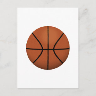 Carte Postale Ballon de basket: