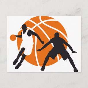 Carte Postale ballon de basket