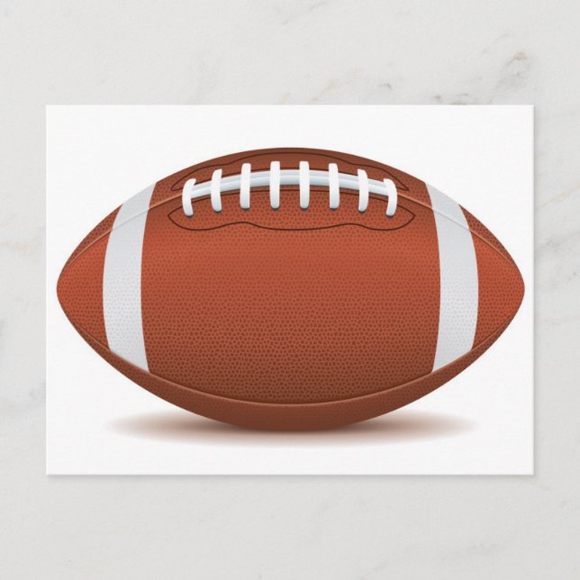 Carte Postale ballon de foot américain (Devant)