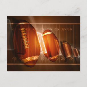 Carte Postale ballon de foot américain