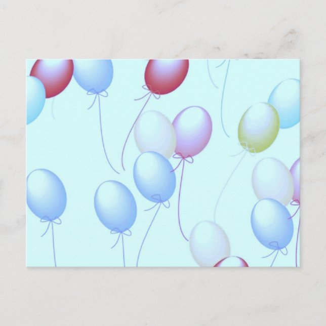 Carte Postale Ballons (Devant)