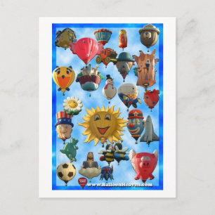 Carte Postale Ballons ABQ-424