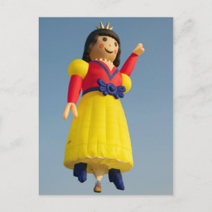 Carte Postale Ballons Blanche-Neige