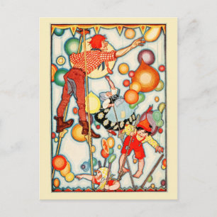 Carte Postale Ballons dans le ciel