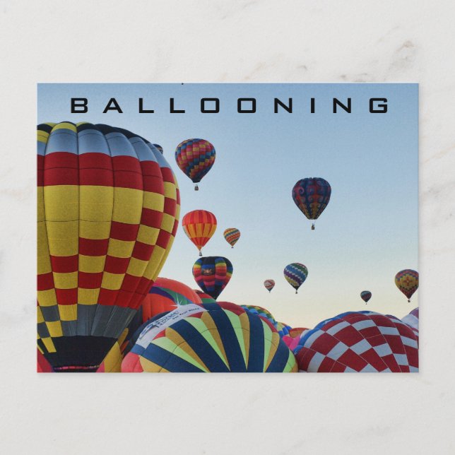 Carte Postale Balloon à air chaud - Balloon (Devant)