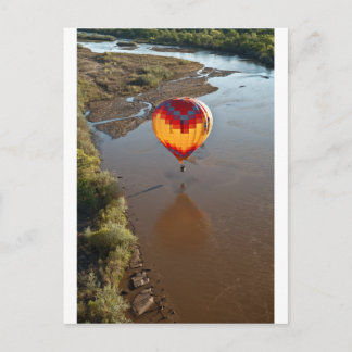 Carte Postale Balloon à air chaud Touchant le Rio Grande River