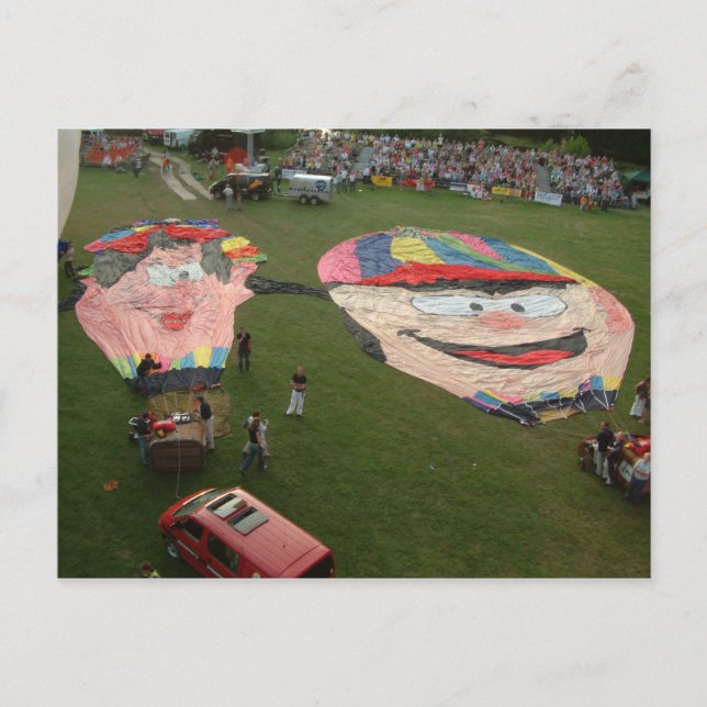 Carte Postale Balloon spécial garçon fille (Devant)