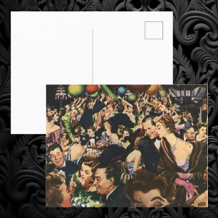 Carte Postale Balloons d'anniversaire vintages, Hollywood Thème