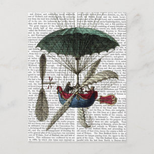 Carte Postale Ballotte à air chaud Place du Louvre