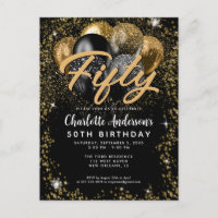 Ballotte Parties scintillant en or noir moderne n'