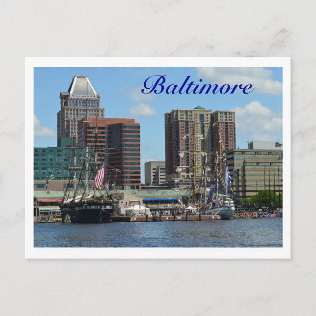 Carte Postale Baltimore (Devant)