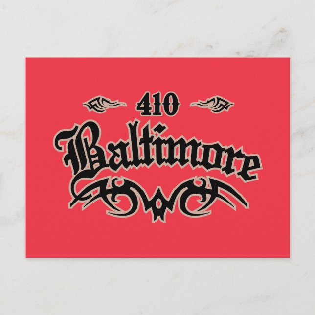 Carte Postale Baltimore 410 (Devant)