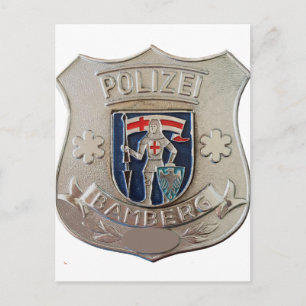Carte Postale Bamberg Polizei