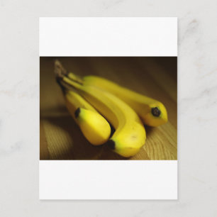 CARTE POSTALE BANANES JAUNES SAINES