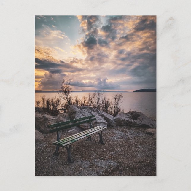 Carte Postale Banc vide (Devant)