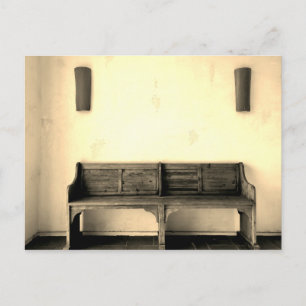 Carte Postale Banc vintage