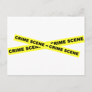 Carte Postale Bande de scène de crime