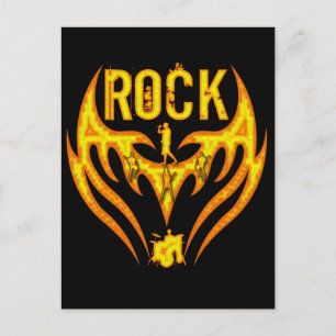 CARTE POSTALE BANDE ROCK