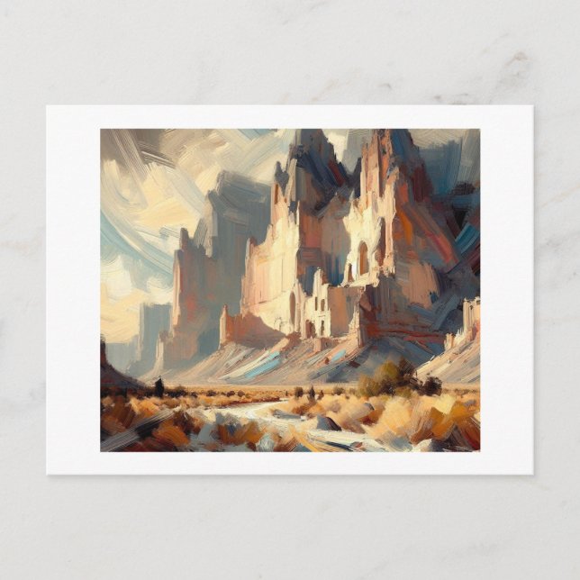 Carte Postale Bandelier Monument National Nouveau-Mexique, (Devant)