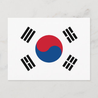Carte Postale Bandera de Corea del Sur