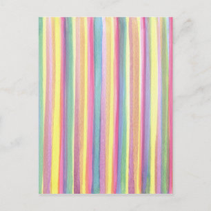 Carte Postale Bandes aquarelles