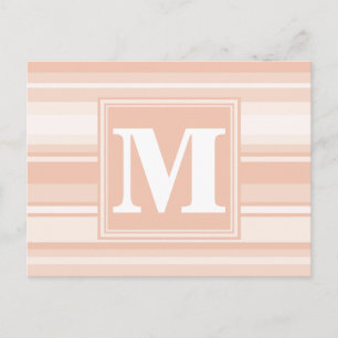 Carte Postale Bandes de pêche monogramme
