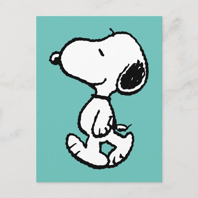 Carte Postale Bandes dessinées classiques de Snoopy (Devant)