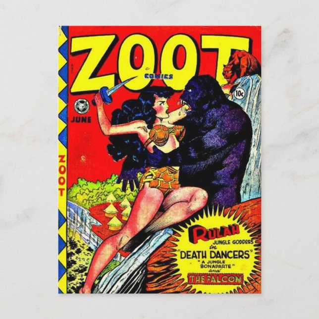 Carte Postale bandes dessinées vintages - (Devant)