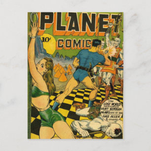 Carte Postale bandes dessinées vintages -