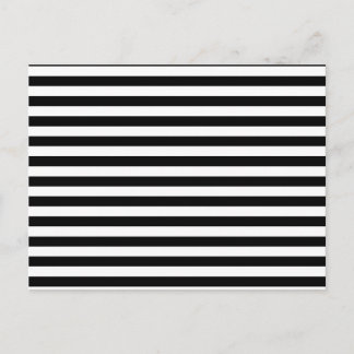 Carte Postale Bandes minces - Blanc et Noir