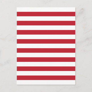 Carte Postale Bandes rouges