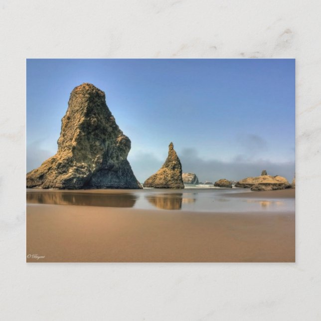 Carte Postale Bandon Oregon Beach Ocean Scene (Devant)