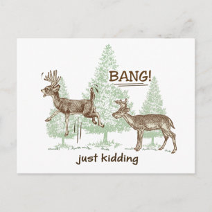 Carte Postale Bang ! C'Est Juste Du Raisonnement ! Humour de cha