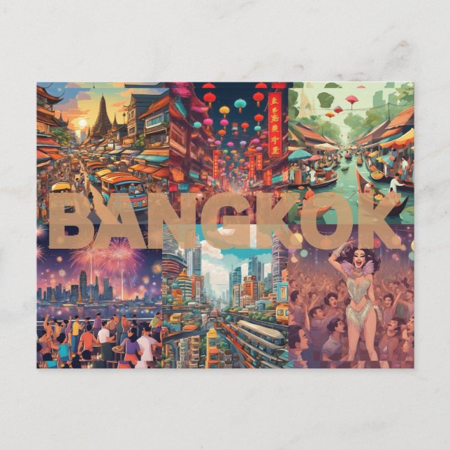 Carte postale Bangkok (Devant)