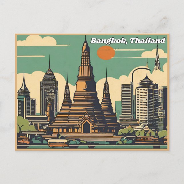 Carte Postale Bangkok Thaïlande (Devant)
