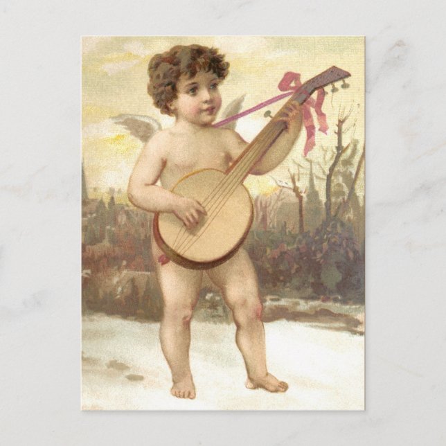 Carte postale Banjo Angel (Devant)