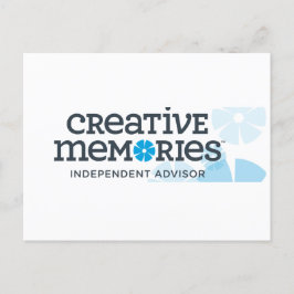 Carte Postale Bannière de conseiller indépendant Creative Memori