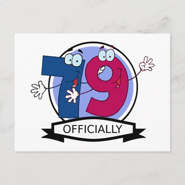 Carte Postale Bannière officielle de Birthday (Devant)