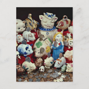 Carte Postale Banques pour enfants