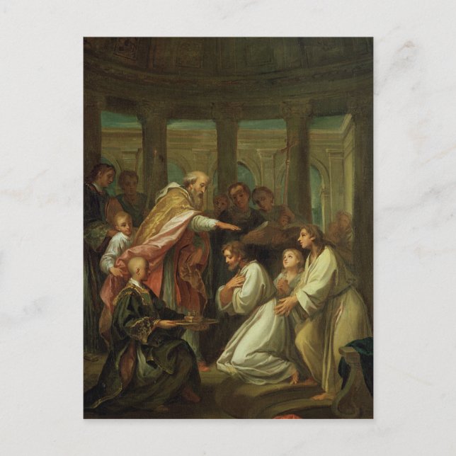 Carte Postale Baptême de Saint Augustin (Devant)