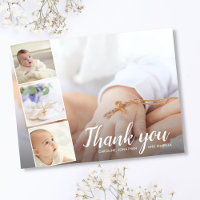 Baptême ou Merci de baptême 4 Photo Collage