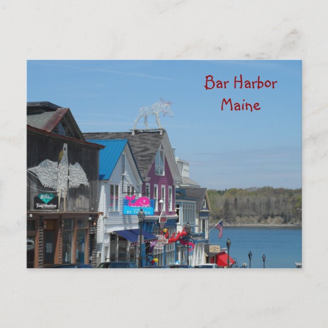Carte Postale Bar Harbour, Maine (Devant)