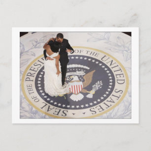 Carte Postale Barack et Michelle Obama